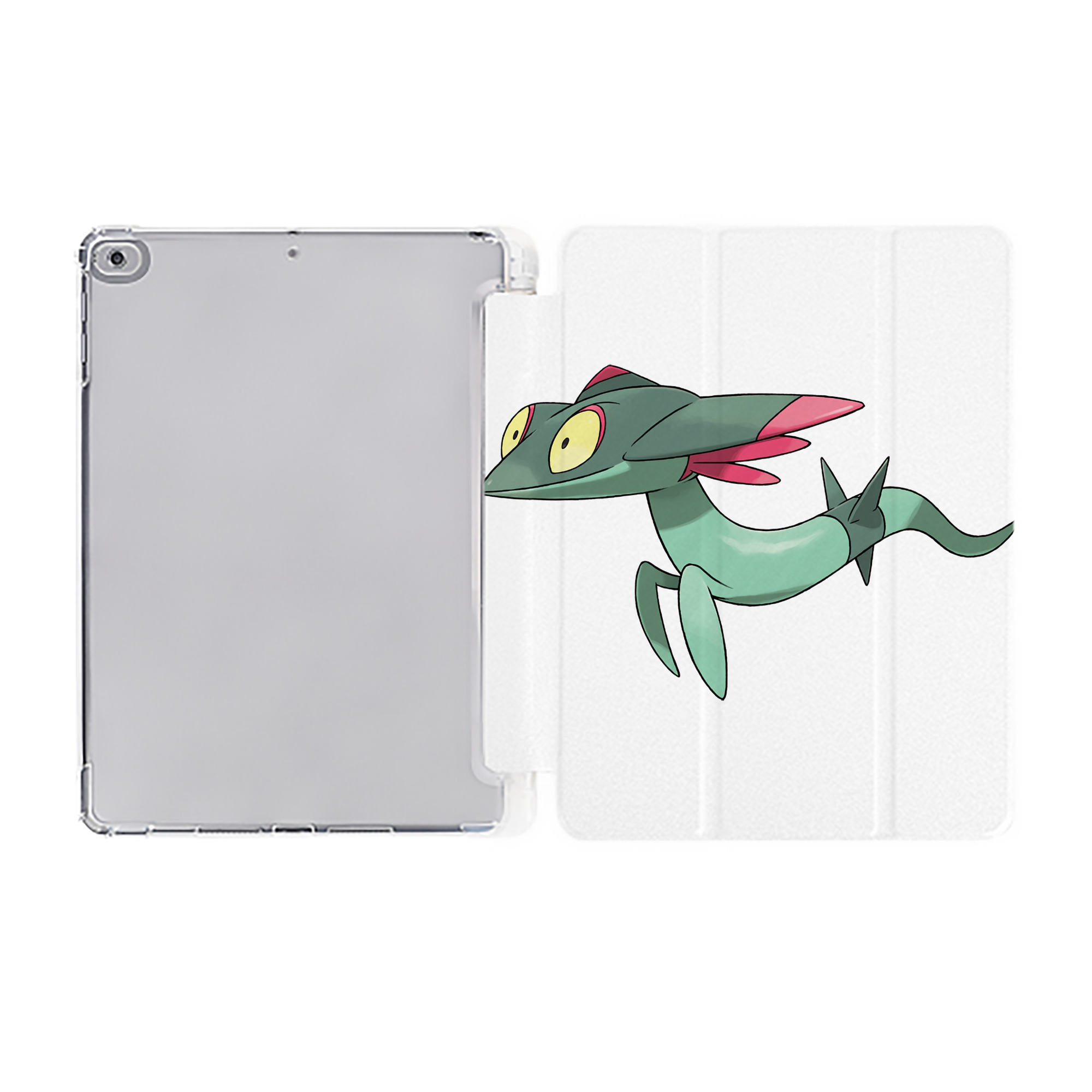 （画像用） ポケットモンスター Pokémon IPad ケース ペン収納付き 三つ折りスタンド PUレザー×シリコン 対応機種9.5/10.5/10.9インチ